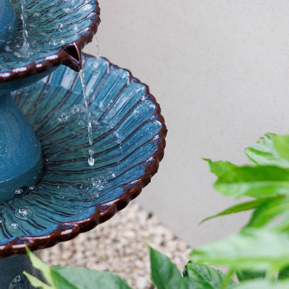 Leet Tiered Ceramic Fountain