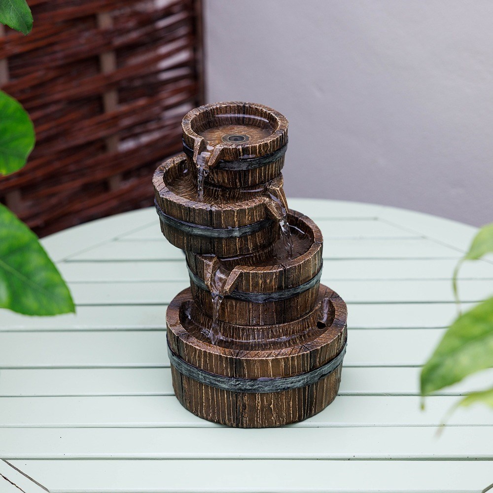 Darnick Barrel Table Top Water Feature
