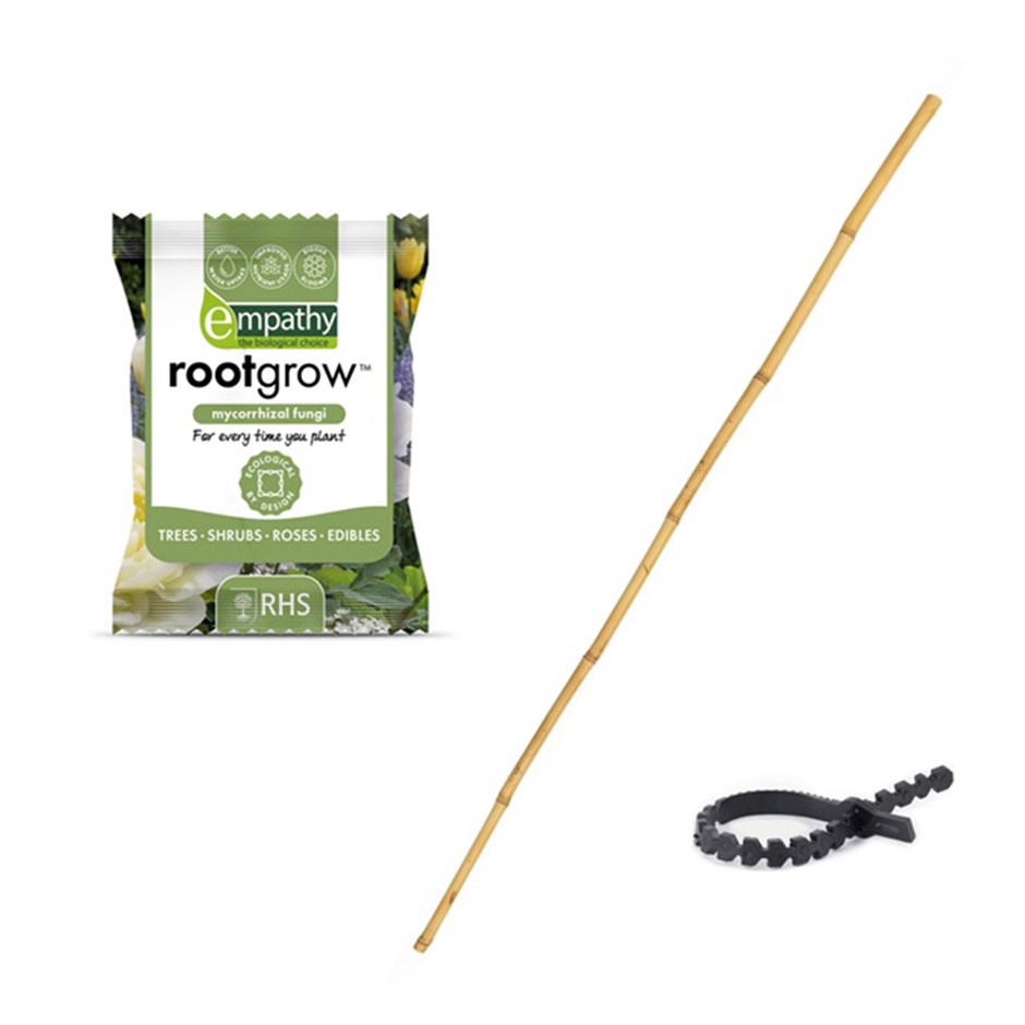 Essential Tree Planting Kit - Empathy Rootgrow, Bamboo Stake & Tie