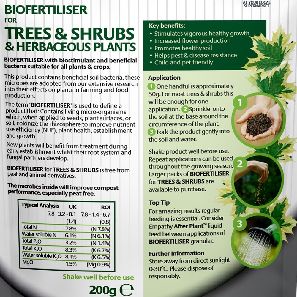 Premium Tree Planting Kit Rootgrow, Biofertilizer, Bamb Stake, Tie & RabbitGuard