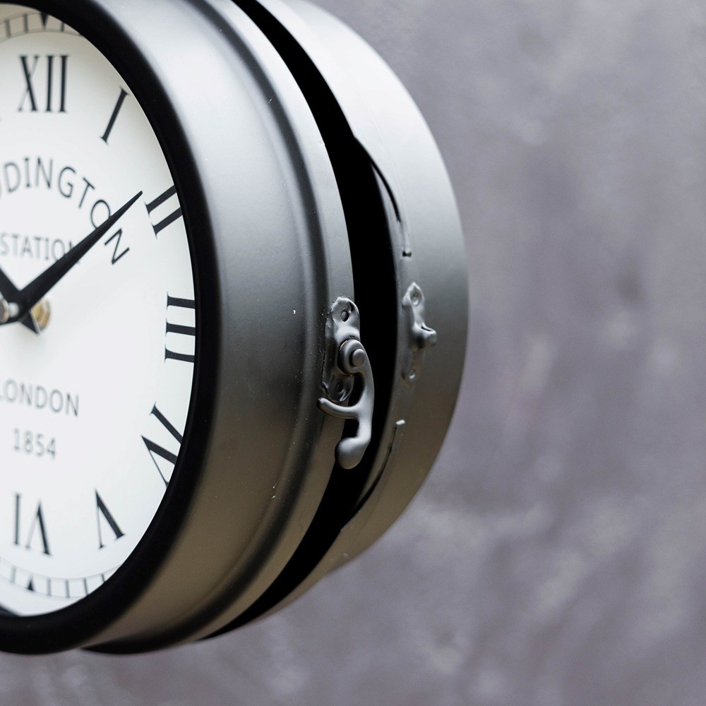 Double Sided Paddington Station Wall Clock