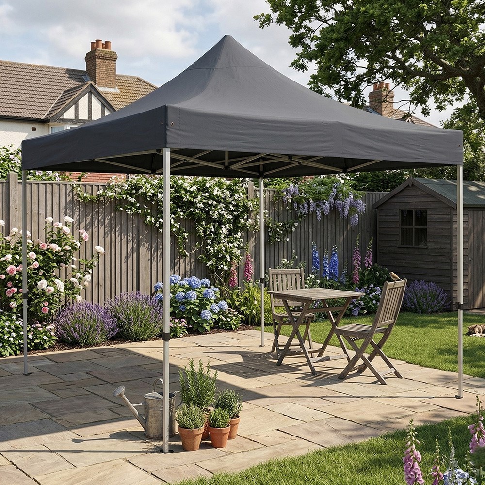 Waterproof Charcoal Pop Up Gazebo