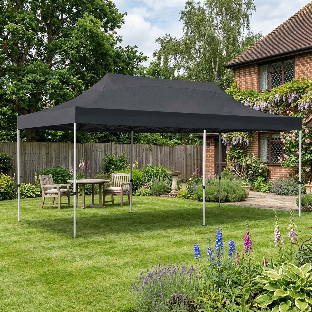 Waterproof Charcoal Pop Up Gazebo