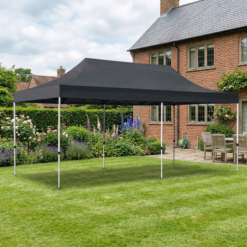 Waterproof Charcoal Pop Up Gazebo