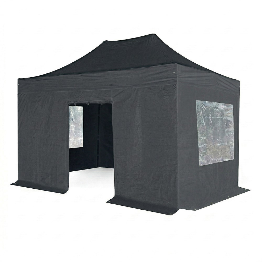 Sidewalls for Waterproof Charcoal Pop Up Gazebo