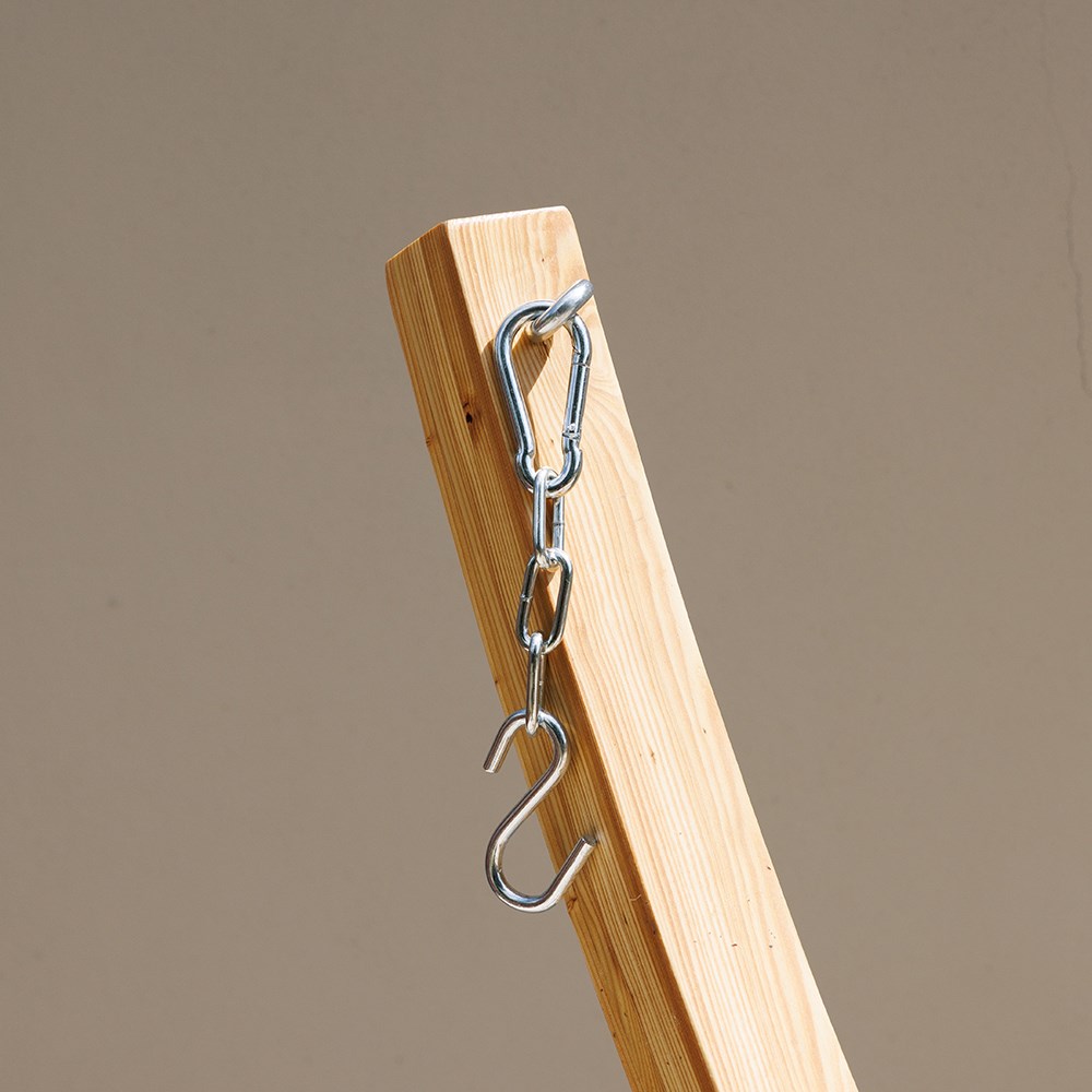 Wooden Hammock Stand Natural by Tortola 