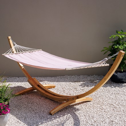 Fabric Spread Bar Hammock Blush by Tortola