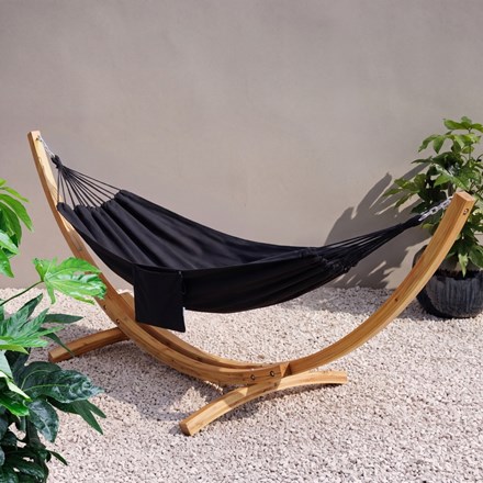 Single Black Hammock