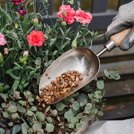 Kent & Stowe Stainless Steel Potting Compost Scoop