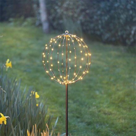 Shadforth Solar Sphere Stake Light | Garden Globe Decor