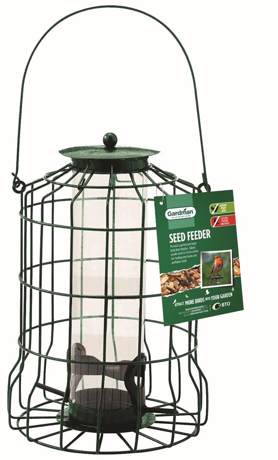 Buy Squirrel Proof Seed Feeder for Wild Birds by Gardman Delivery by Primrose