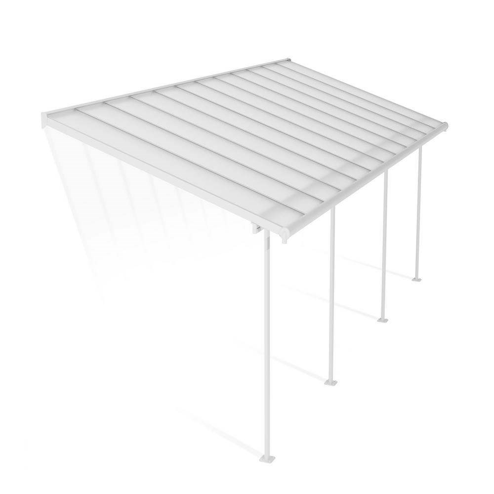Buy Palram Canopia Sierra Patio Cover 3m x 7.30 White Clear 10' x