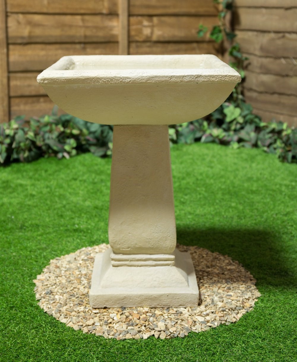 Buy H52cm Selbourne Cast Stone Bird Bath by Ambienté Delivery by Primrose
