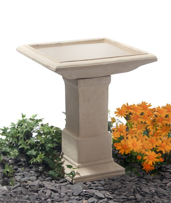 Buy H51cm Hatfield Cast Stone Bird Bath by Ambienté Delivery by Primrose