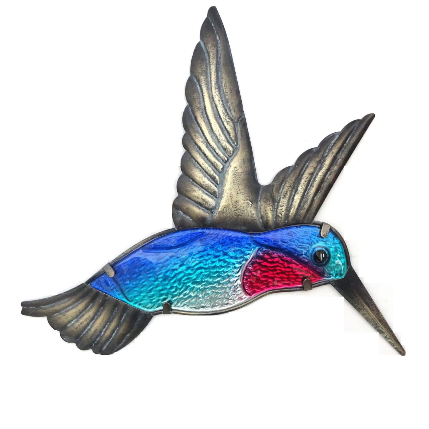 Buy Glass Hummingbird Garden Wall Art by Creekwood™ Delivery by Primrose