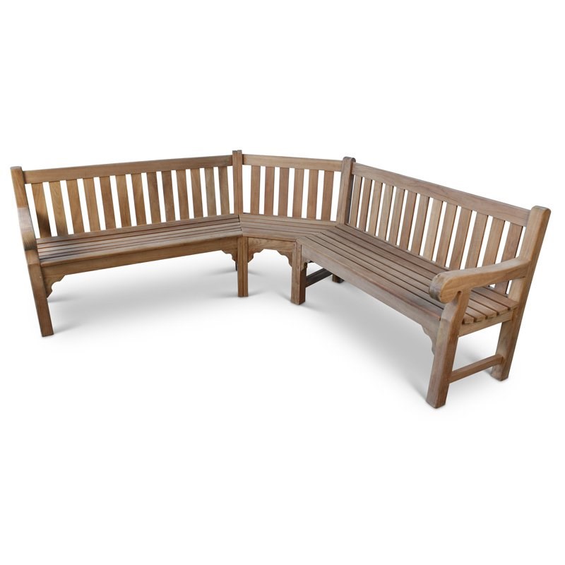 Buy 212cm Queensbury Wooden Corner Bench Delivery by Primrose