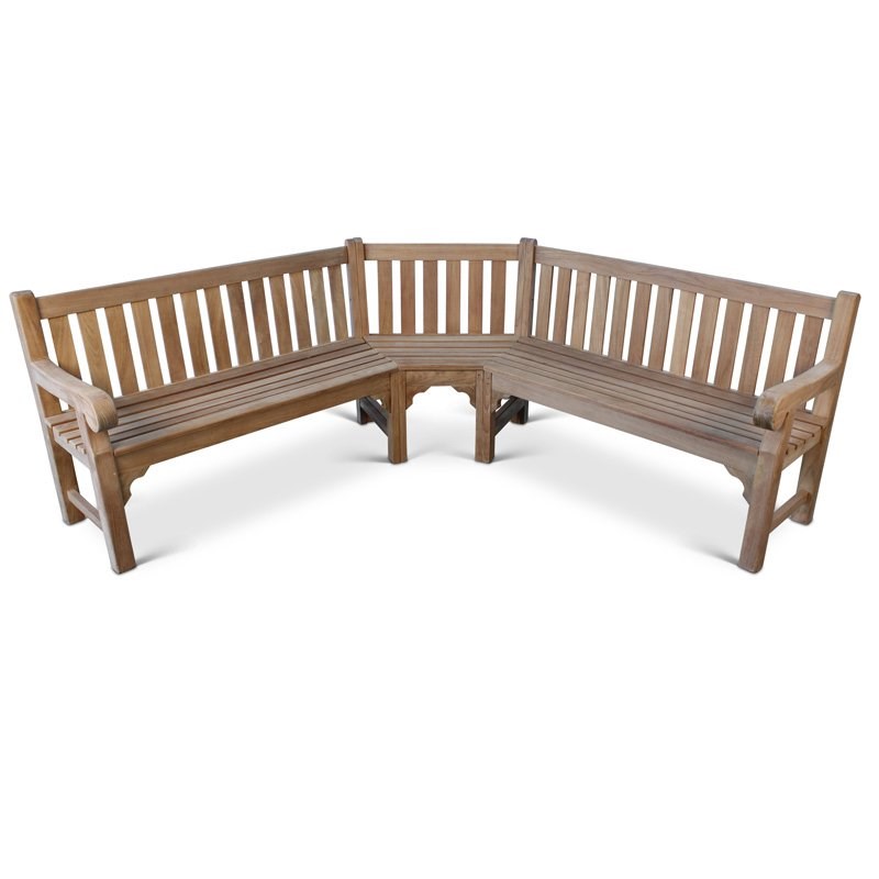Buy 212cm Queensbury Wooden Corner Bench Delivery by Primrose