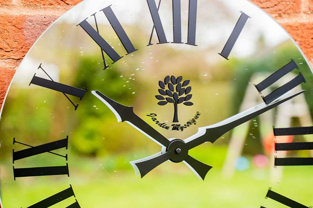 Buy The Mirror Outdoor Clock 50cm Delivery by Primrose