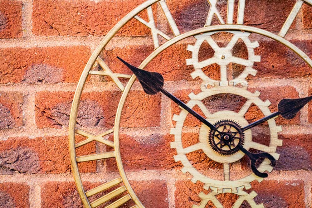 Buy 2 Cog Outdoor Clock 50.8cm Delivery by Primrose