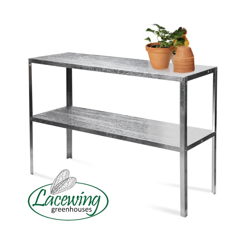 Buy 3' 10½\ Lacewing™ Essential 2 Tier Greenhouse Galvanised Steel