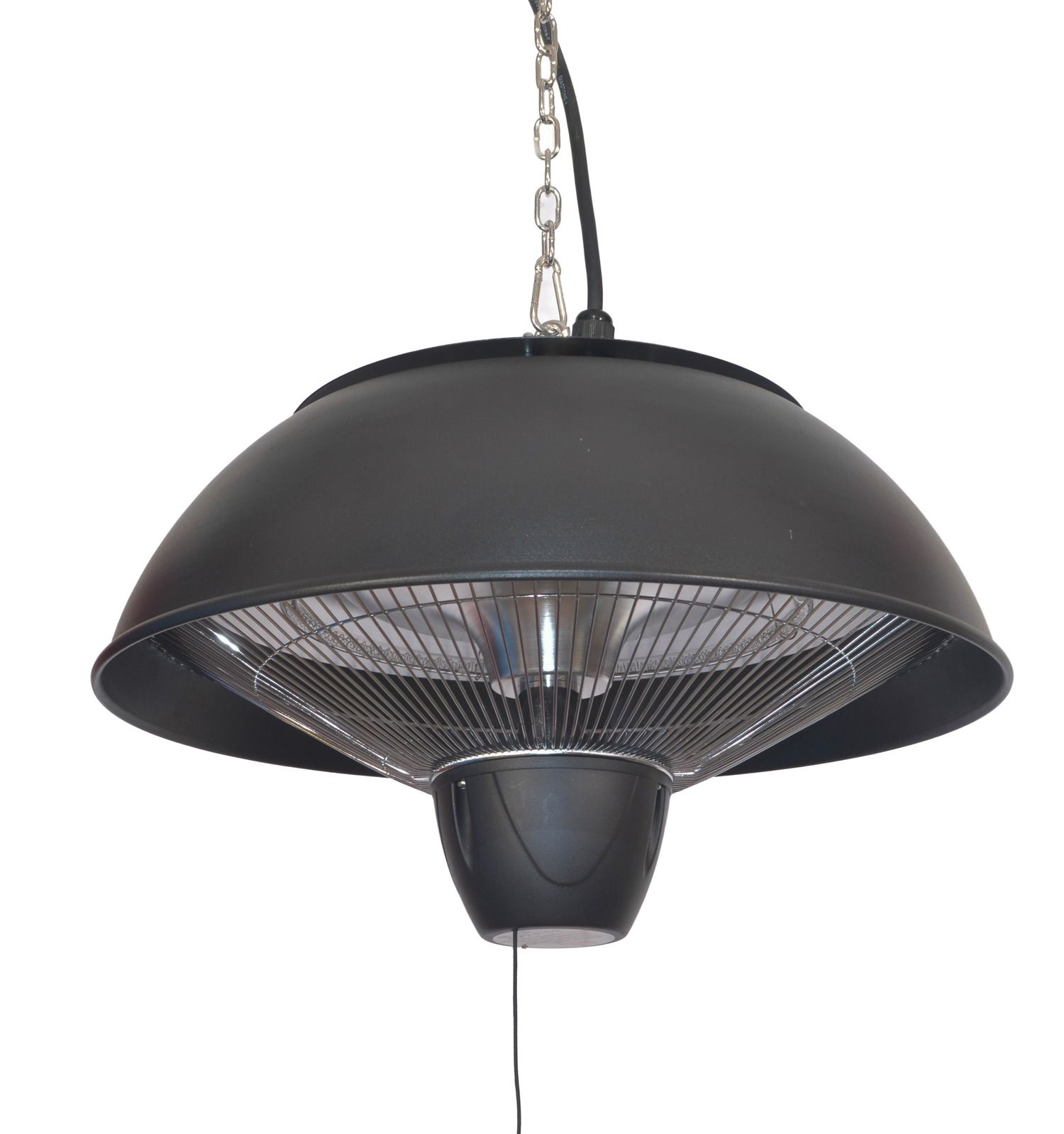 Buy 2kW IP34 Infrared Hanging Patio Heater in Black with Remote by