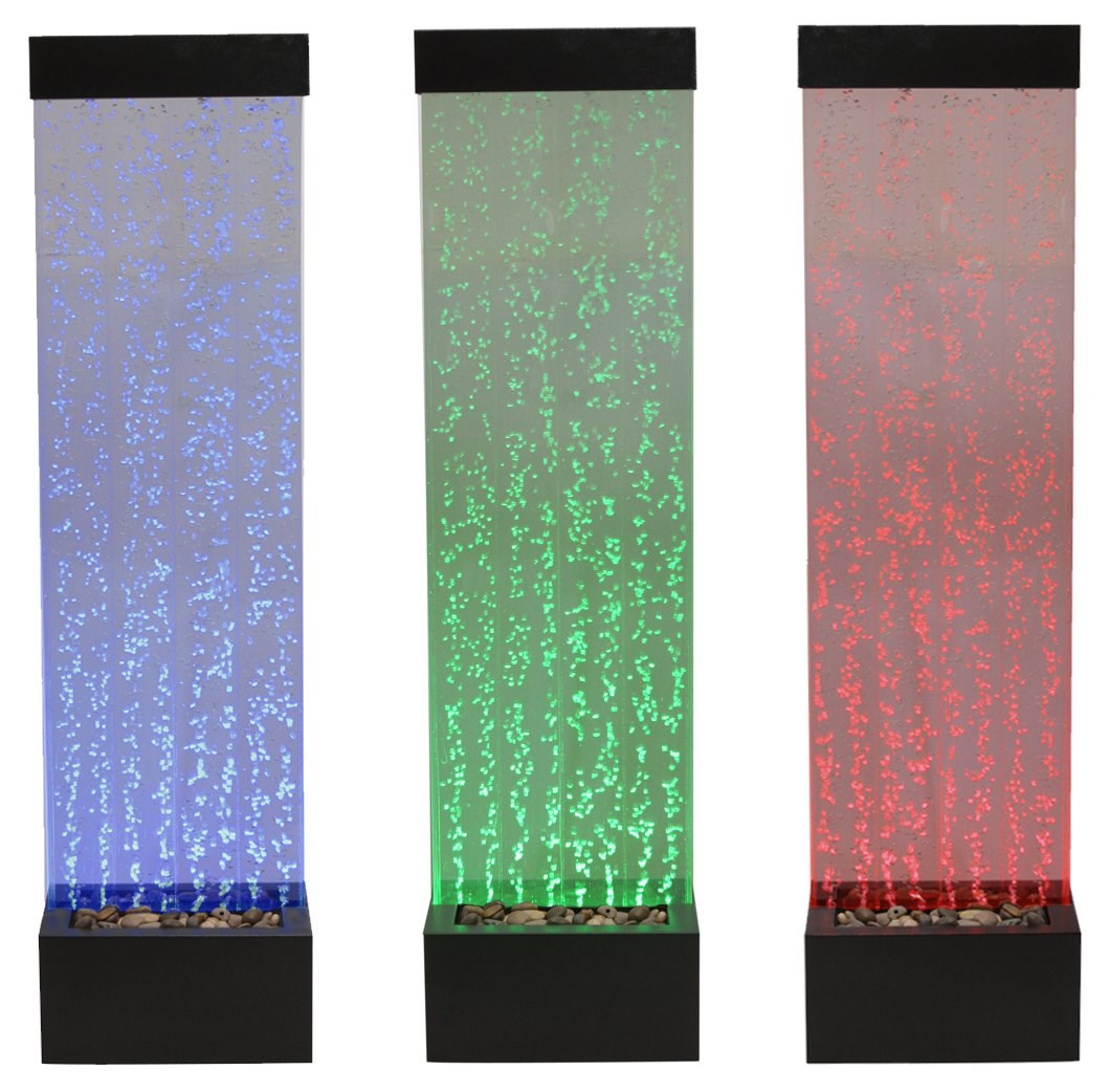 Buy H150cm Bubble Water Wall with Colour Changing LEDs Indoor Use